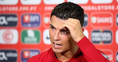 Manchester United's Cristiano Ronaldo apologises to Portugal team-mates for yellow card incident - www.manchestereveningnews.co.uk - Manchester - Portugal - Azerbaijan