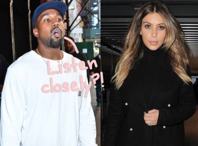 Kanye West Cheated On Kim Kardashian?! New Track On Donda Supposedly 'Testimony Of Everything He Did Wrong' - perezhilton.com