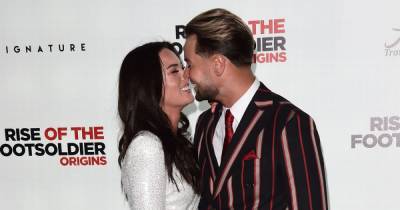 Love Island's Chris Hughes puts on loved-up display with new girlfriend Annabel as they share kiss - www.ok.co.uk