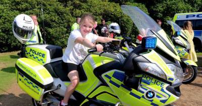 Families enjoy a sunshiny day out at Calderglen Emergency Services Day - www.dailyrecord.co.uk