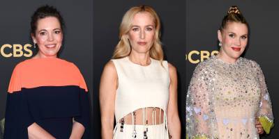 The Crown's Olivia Colman, Gillian Anderson, & Emerald Fennell Gather for Emmys 2021 in London! - www.justjared.com - London - Los Angeles