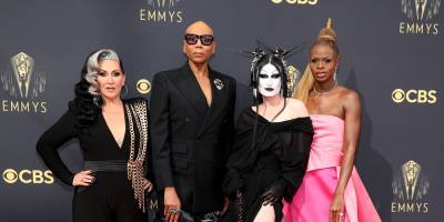 'Drag Race' Stars RuPaul, Michelle Visage, Symone & Gottmik Attend Emmys 2021 - www.justjared.com - Los Angeles