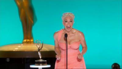 Hannah Waddingham Says Jason Sudeikis Changed Her Life After Winning Best Supporting Actress for 'Ted Lasso' - www.etonline.com - city Richmond