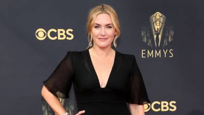 Kate Winslet Wears Classic Black Gown at the 2021 Emmys - www.etonline.com - Los Angeles
