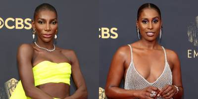Emmy Awards Nominees Michaela Coel & Issa Rae Dress To Impress On The Red Carpet - www.justjared.com - Los Angeles