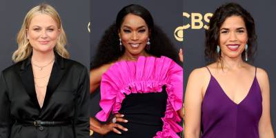Angela Bassett Adds Hot Pop of Pink To The Emmy Awards Red Carpet - www.justjared.com - Los Angeles