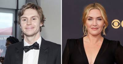 Evan Peters Thanks Kate Winslet While Accepting His 1st Career Emmy for ‘Mare of Easttown’ - www.usmagazine.com - city Easttown