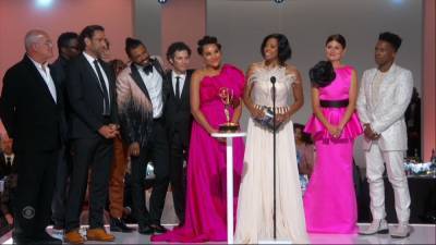 'Hamilton' Cast Celebrates Broadway Reopening During Emmys Win - www.etonline.com