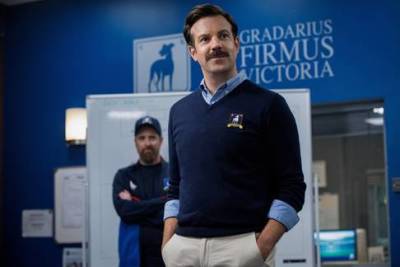 Jason Sudeikis - Joe Kelly - Ted Lasso - Brett Goldstein - Hannah Waddingham - Brendan Hunt - ‘Ted Lasso’ Caps First Emmys With Outstanding Comedy Series Win, Scores Seven Trophies In All - deadline.com