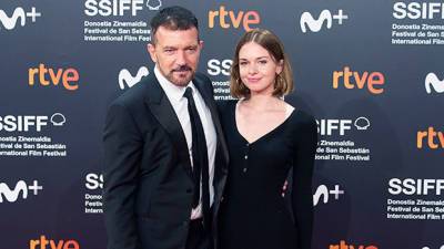 Antonio Banderas’ Daughter Stella, 24, Stuns In Fitted Black Dress On Red Carpet With Dad - hollywoodlife.com - Spain