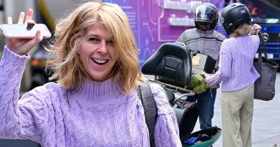 Kate Garraway stuns in lilac as she pulls off a casual look - www.msn.com