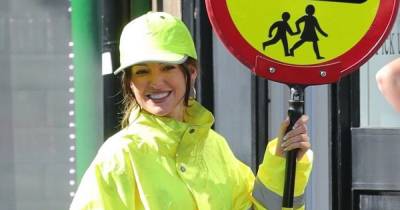 Michelle Keegan transforms into a lollipop lady for Brassic series 4 filming - www.ok.co.uk