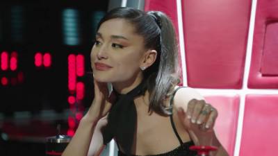 'The Voice': Ariana Grande Cuts Off John Legend With Her 'Thank U, Next' Button - www.etonline.com