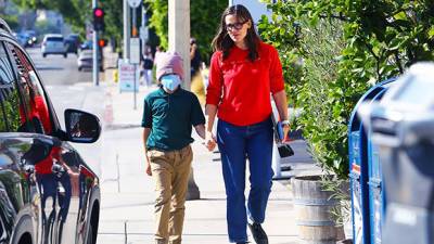 Jennifer Garner Holds Son Samuel’s, 9, Hand As She Takes Him Shopping For Chocolates In LA - hollywoodlife.com