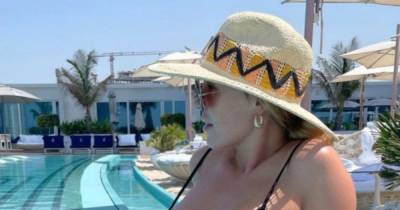 Kate Ferdinand - Kate Wright - Rio Ferdinand - Inside Kate and Rio Ferdinand's kid-free Dubai holiday including lavish hotel and rooftop pools - ok.co.uk - Dubai - Uae