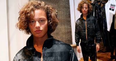 Bobby Brazier commands attention in a black bomber jacket - www.msn.com