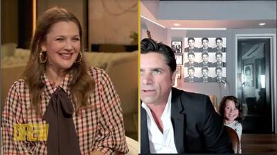 John Stamos' 'E.T.' Obsessed Son Billy Crashes His Interview With Drew Barrymore - www.etonline.com