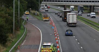 Woman dies in M6 motorway smash after car hits metal fence - www.manchestereveningnews.co.uk