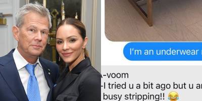 Katharine McPhee Texts David Foster a Video of Her in Her Underwear & Shares a Screen Grab of How He Responded! - www.justjared.com