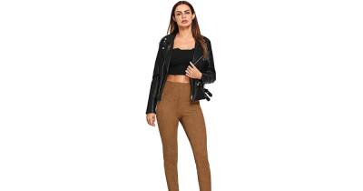 Upgrade Your Leggings With This Faux-Suede Pair Just in Time for Fall - www.usmagazine.com
