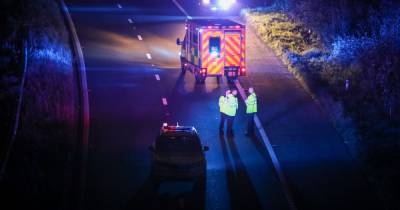 Man hit by car on motorway after fleeing 'stolen' vehicle being chased by police in Rochdale - www.manchestereveningnews.co.uk - county Oldham
