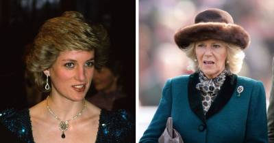 Camilla Parker Bowles has brooch with link to one of Princess Diana's necklaces - www.ok.co.uk