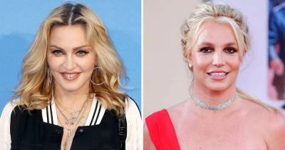 Madonna Says She’s ‘Really Proud’ of Britney Spears, Spoke With Her Following Sam Asghari Engagement News - www.usmagazine.com - New York