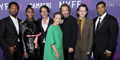 Denzel Washington Joins Frances McDormand & Cast For 'The Tragedy of Macbeth' Premiere - www.justjared.com - France - New York - Washington - Washington