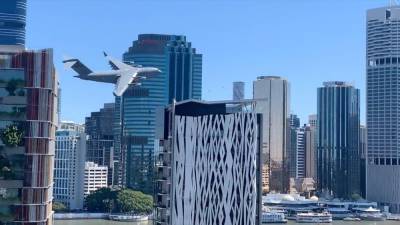 Watch Massive Cargo Plane ‘Buzz the Tower’ in Downtown Brisbane (Video) - thewrap.com - Australia - city Downtown