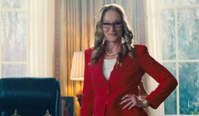 Meryl Streep Plays the President in 'Don't Look Up' Clip - Watch Now! - www.justjared.com