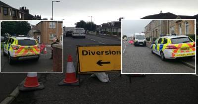 Houses ‘sink’ on Scots street forcing residents to scramble to safety as emergency services lock down road - www.dailyrecord.co.uk - Scotland