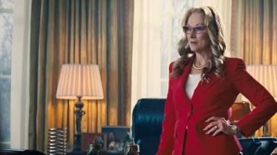 'Don't Look Up': Meryl Streep Makes Leonardo DiCaprio & Jennifer Lawrence Nervous in New Clip - www.etonline.com