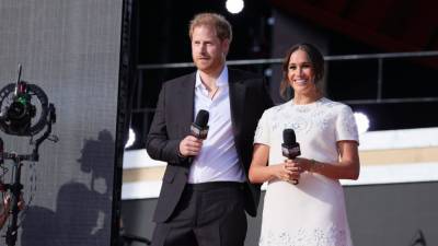 Meghan Markle and Prince Harry Attend Global Citizen Live to Promote COVID Vaccine Equality - www.etonline.com - New York