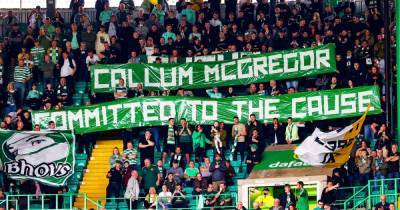 Callum McGregor's Celtic commitment celebrated as banner tribute sends subliminal message to departed stars - www.dailyrecord.co.uk