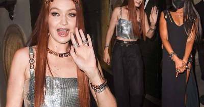 Gigi Hadid joins Naomi Campbell for Versace x Fendi party - www.msn.com