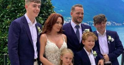 Natasha Hamilton - Lake Como - Natasha Hamilton shares picture of her four children at wedding to Charles Gay: ‘My whole world’ - ok.co.uk