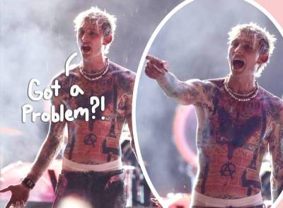 Machine Gun Kelly Seemingly Brawls With A Fan At Louder Than Life Festival Before Getting Booed Off Stage -- Look! - perezhilton.com - Kentucky