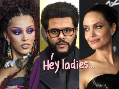 The Weeknd Spotted On Dates With Angelina Jolie AND Doja Cat? - perezhilton.com