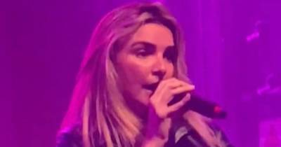 Nadine Coyle bravely performs Girls Aloud hit as she returns to stage following Sarah Harding's death - www.ok.co.uk - Ireland