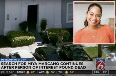 19-Year-Old Miya Marcano Still Missing As Person Of Interest In Her 'Suspicious' Disappearance Is Found Dead By Suicide - perezhilton.com - Florida
