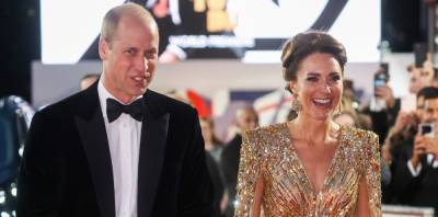 Kate Middleton & Prince William Have a Royal Date Night at 'No Time to Die' Premiere - www.justjared.com - London