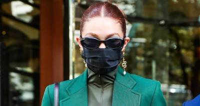 Gigi Hadid Wears 50 Shades of Green During Day Out in Paris - www.justjared.com - France