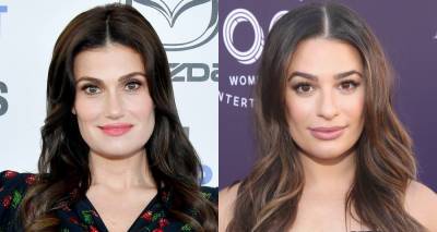 Lea Michele - Rachel Berry - Idina Menzel Says She Should Have Played Lea Michele's Sister Instead Of Her Mom on 'Glee' - justjared.com