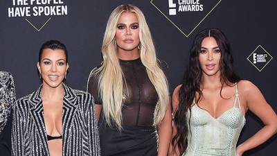 Kim, Khloe Kourtney Kardashian Kick Off Filming New Reality Show In Sexy Outfits — Photos - hollywoodlife.com