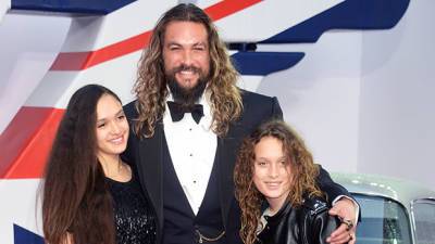 Jason Momoa’s Daughter Smiles Wide While His Son Rocks Look-A-Like Long Hair At Bond Premiere — Photos - hollywoodlife.com - London