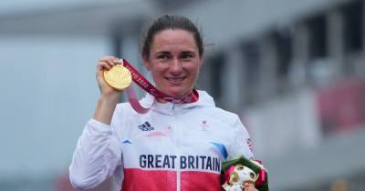 Dame Sarah Storey enters Paralympic league of her own by storming to most British of triumphs in filthy Fuji conditions - www.manchestereveningnews.co.uk - Britain