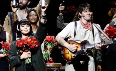 Broadway Couple Reeve Carney & Eva Noblezada Reopen Their Musical 'Hadestown' - See Photos! - www.justjared.com - New York - city Hadestown