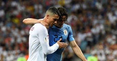 Cristiano Ronaldo praises Edinson Cavani 'gesture' after Manchester United shirt number swap - www.manchestereveningnews.co.uk - Manchester - Ireland