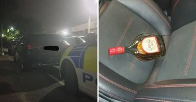 Driver leaves phone and half a bottle of brandy before abandoning car after police chase - www.manchestereveningnews.co.uk