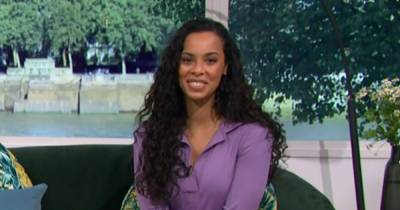 Rochelle Humes stuns in £55 lilac dress as she signs off presenting This Morning - www.ok.co.uk